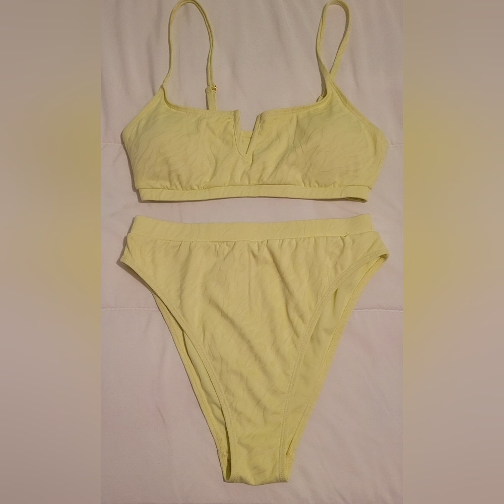 Cabana del Sol Yellow Bikini Top